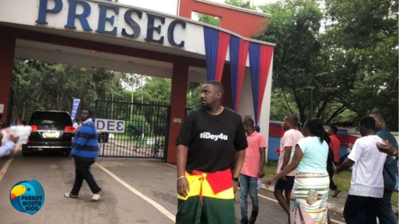 John Dumelo Honors Bet With Barefoot March To PRESEC After NSMQ 2023 ...